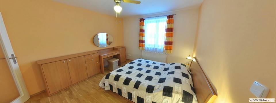 ložnice ve velkém apartmá